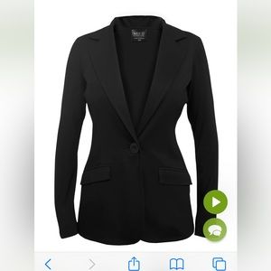 Navy blue MiiK Danica lightweight tailored blazer in XXL. Navy not black.